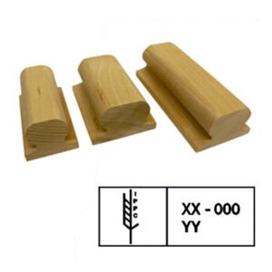montura madera grande